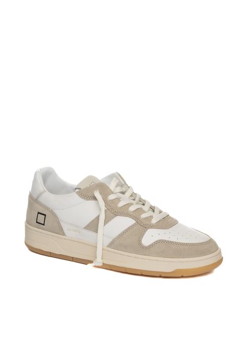 Sneaker court vintage bianco/beige D.A.T.E. | COURT UVINTAGE-WHI/BEIGE